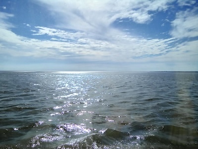 North Sea from the ferry